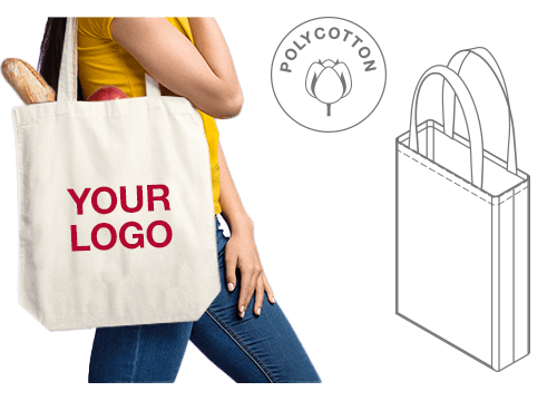 Canvas bags discount with logo