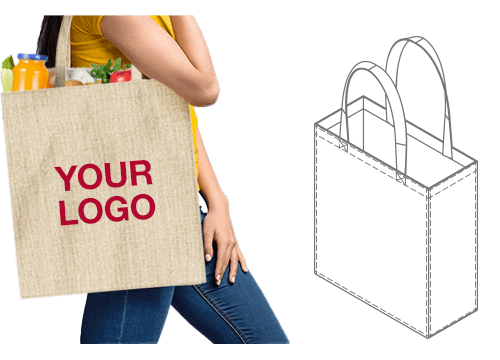 Spirit - Custom Jute Tote Bags Spirit - Custom Jute Tote Bags