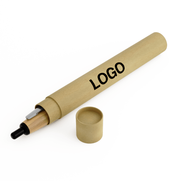 Contour - Branded Bamboo Pens with Logo