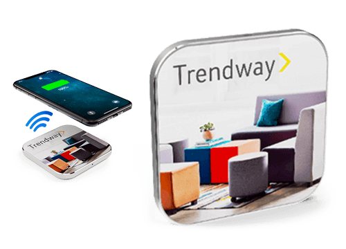 Branded Wireless Chargers, delivered in 6 days with your logo