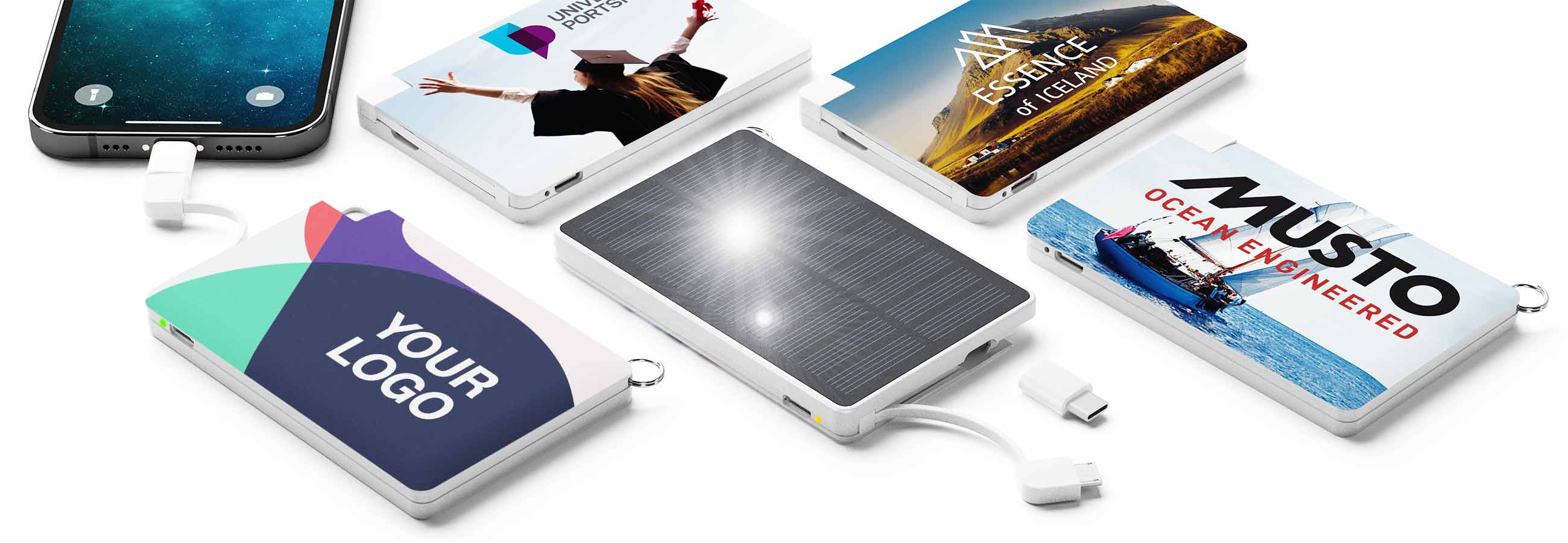 Branded Solar Power Bank, Solar Card