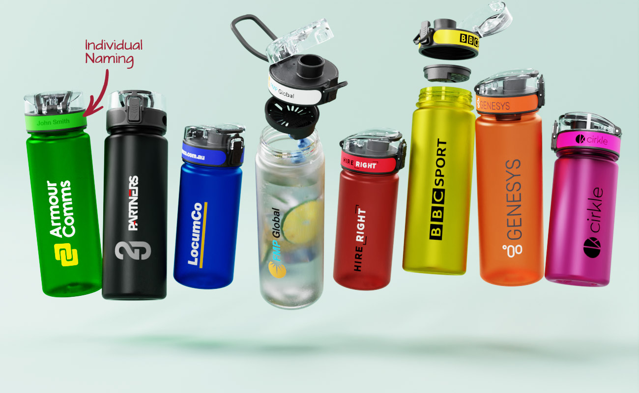 Personalised Water Bottles, Aqualok Infuse