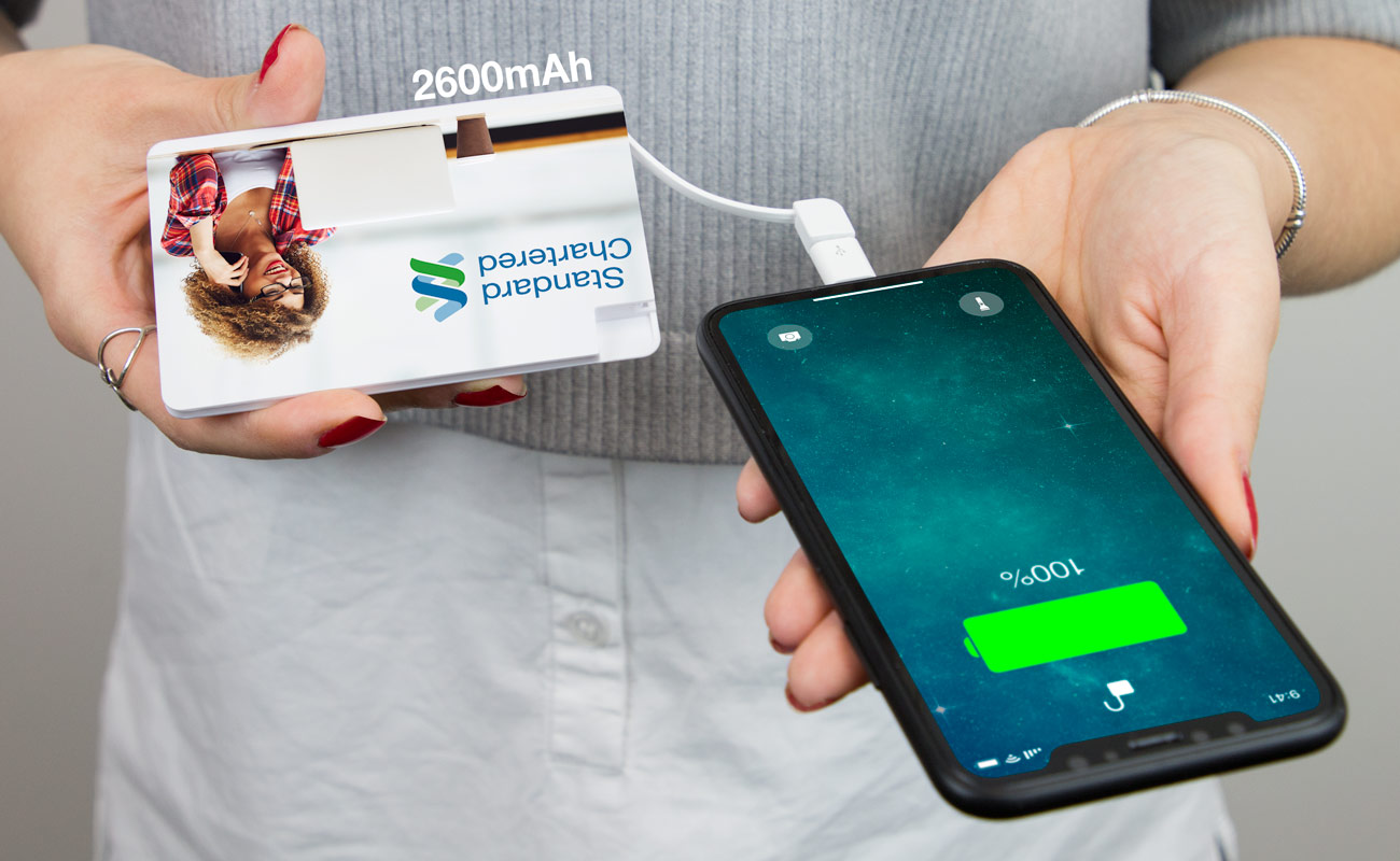 Card - Branded Card Power Banks gallery thumbnail