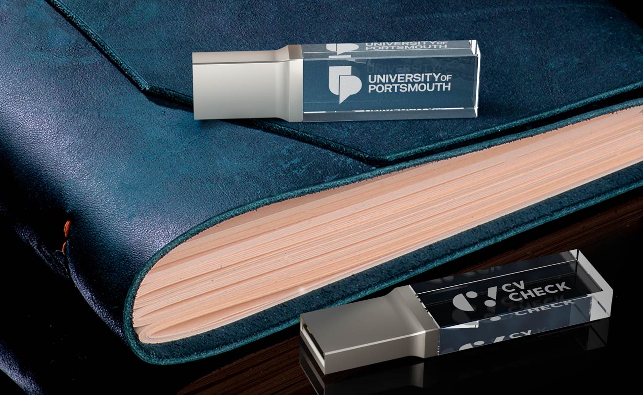 Crystal - Custom Glass USB Flash Drive gallery thumbnail