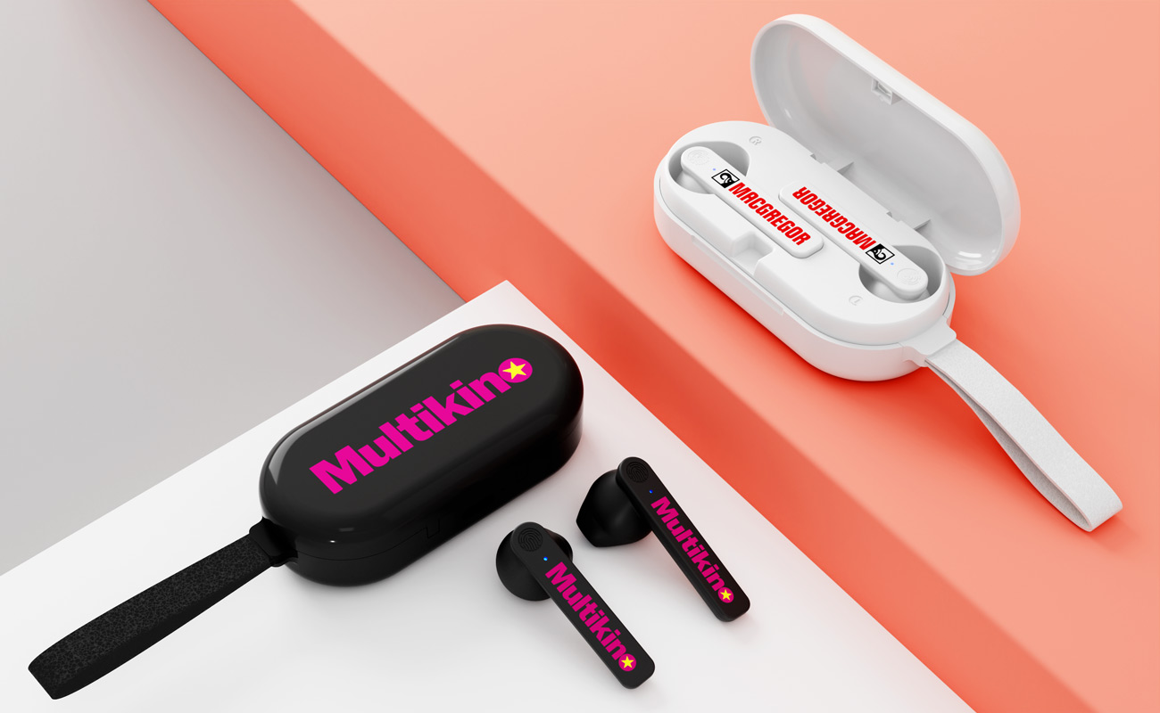 Duet - Branded Earbuds With Charging Case gallery thumbnail