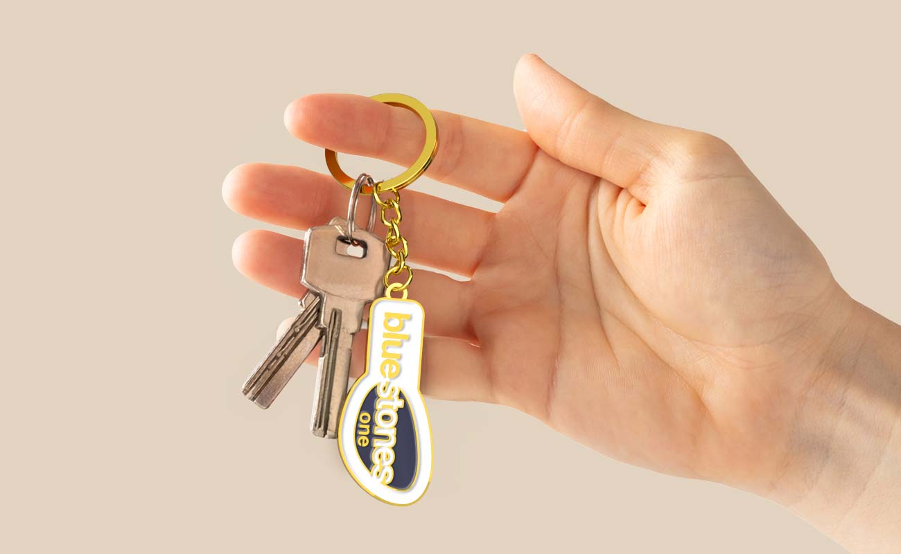 Enamel Keychain - Custom Keyring gallery thumbnail
