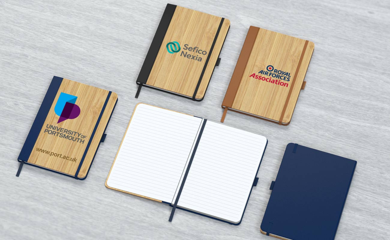 Grove - Bamboo Notebooks with Logo gallery thumbnail