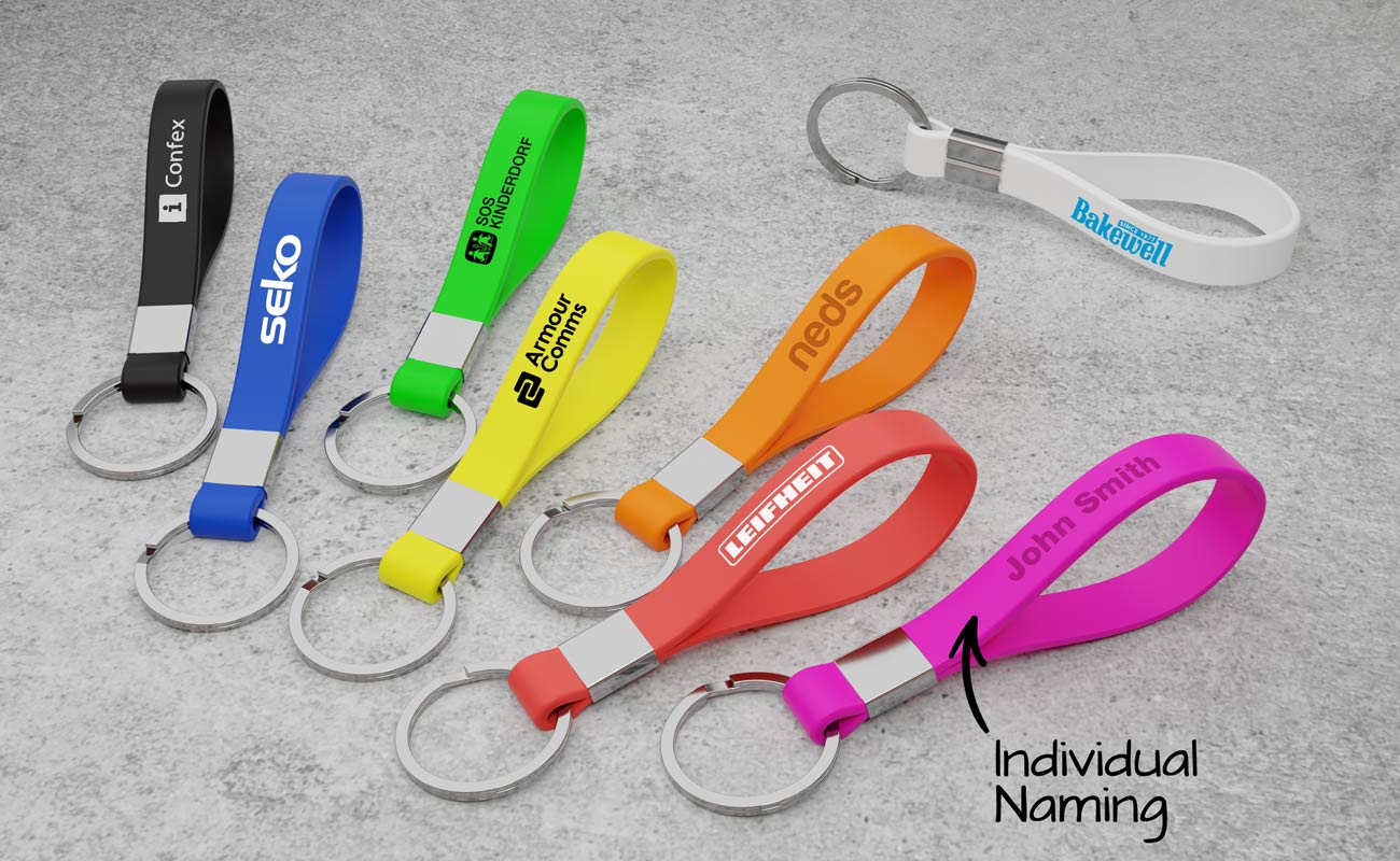 Jangle - Custom Silicone Keyrings with Logo