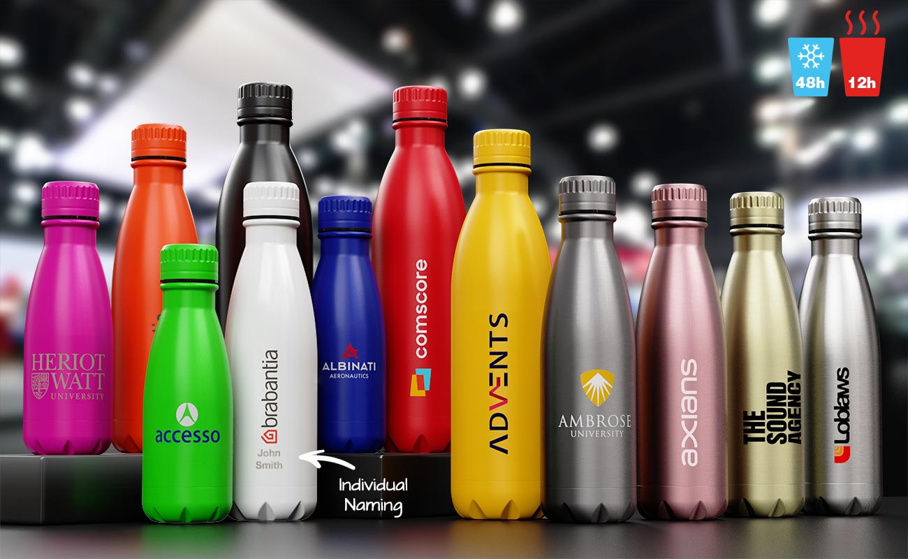 Vacuum Insulated Premium Water Bottle with Rechargeable Bluetooth Speaker -  Steel Double Wall Design + Lights, Convenient Drinking Spout, Lid Lock