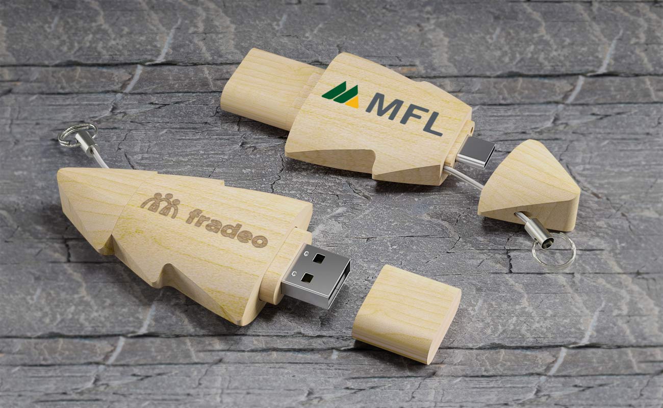 Tree Duo - Personalized Flash Drives gallery thumbnail