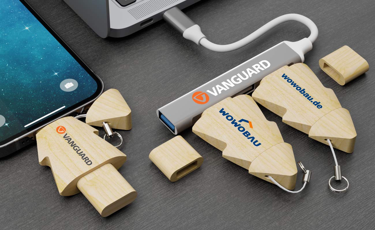 Tree Duo - Personalized USB Drives gallery thumbnail