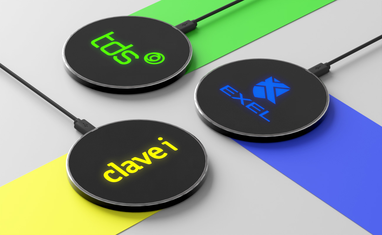 Vivid - Custom Qi Wireless Charger with Logo gallery thumbnail