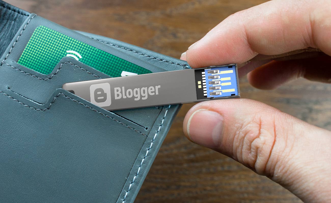 Flashdrive Wallet Custom Thin USB Drives, WalletStick