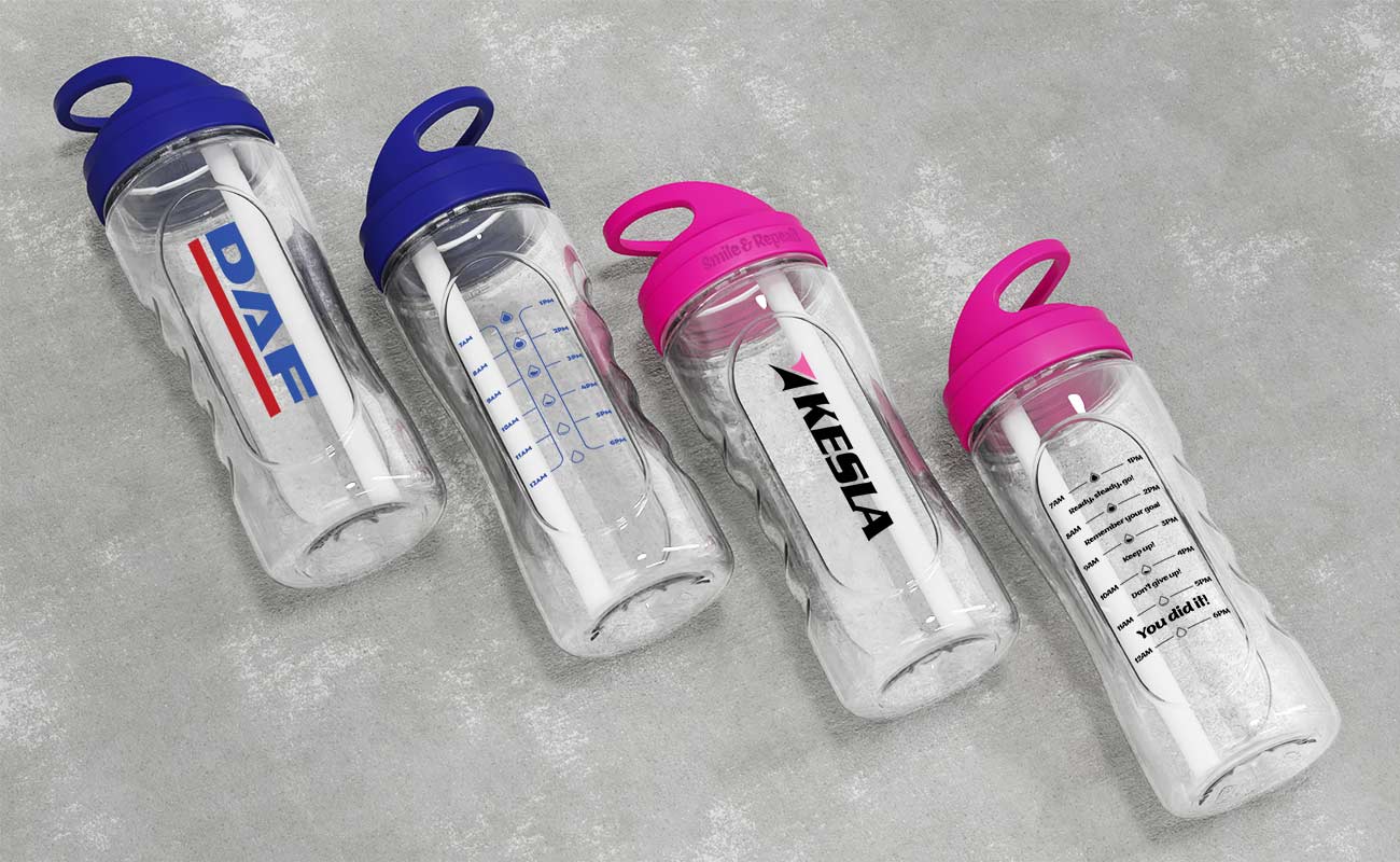 Wave - Personalized Promotional Plastic Water Bottles gallery thumbnail